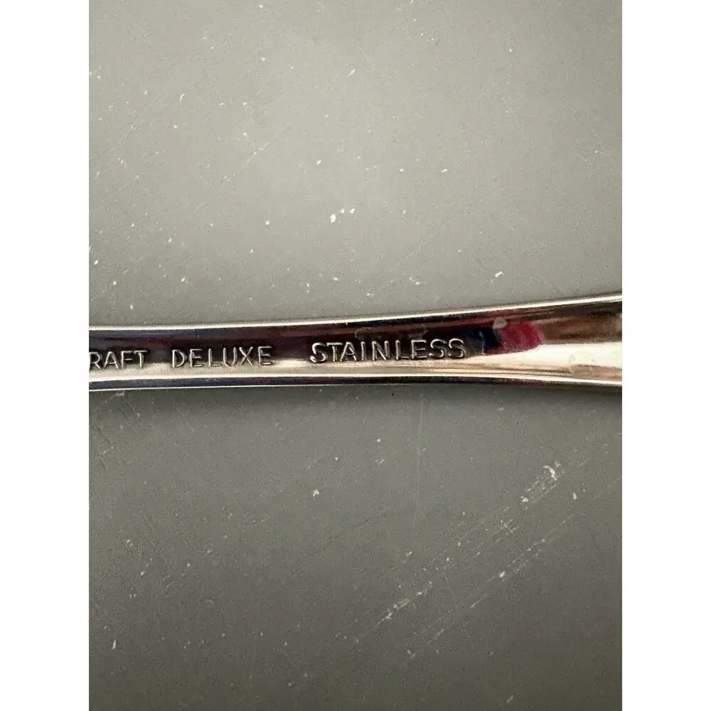 Vintage Oneida Chateau Slotted Pie Server OneidaCraft Deluxe Stainless Steel